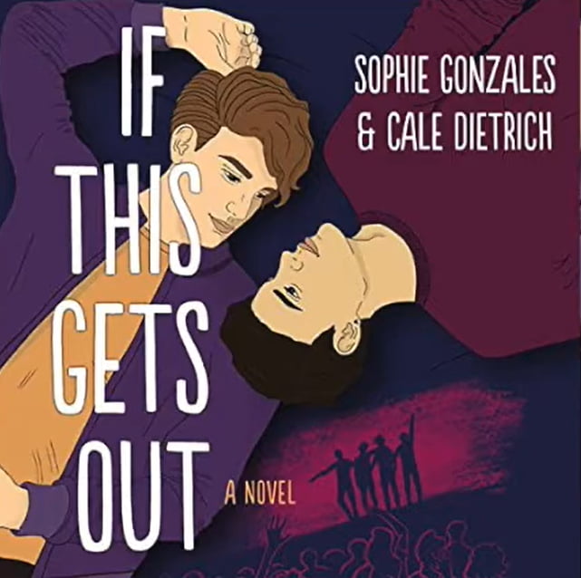 Cover of "If This Gets Out," depicting two boys lying down, facing each other