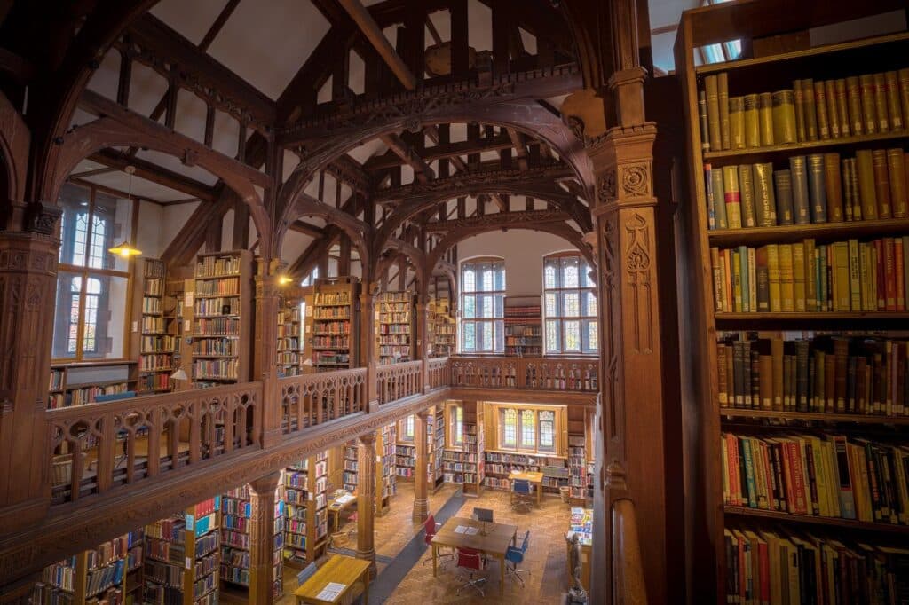 an old university library